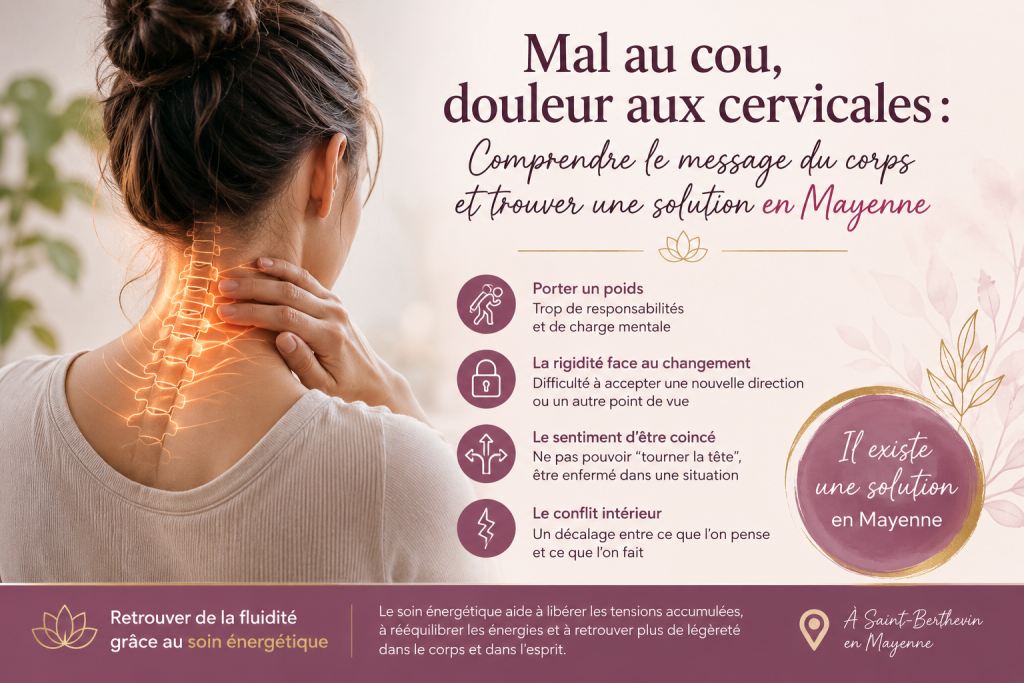 Mal au cou en Mayenne Douleur aux cervicale en Mayenne