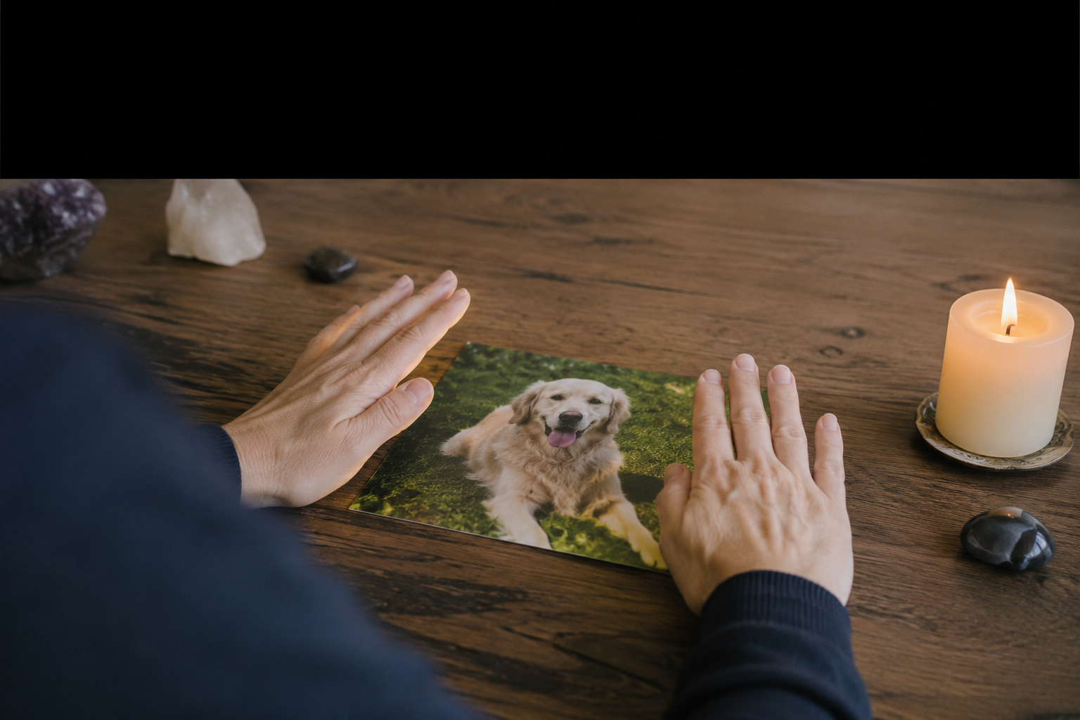Magnétisme sur photo pour chiens